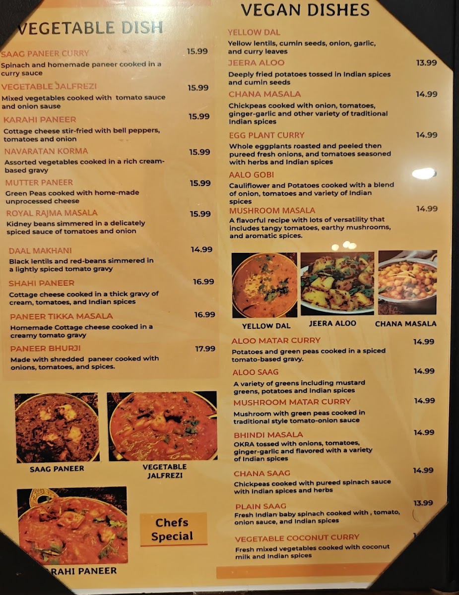 Marigold Fine Indian Cuisine Menu - Image 3
